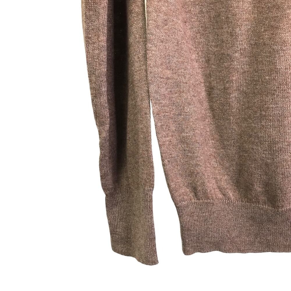 Old Navy Sweater Womens M Brown Orange Fox Graphic Pullover Long Sleeve Knit - Picture 8 of 12